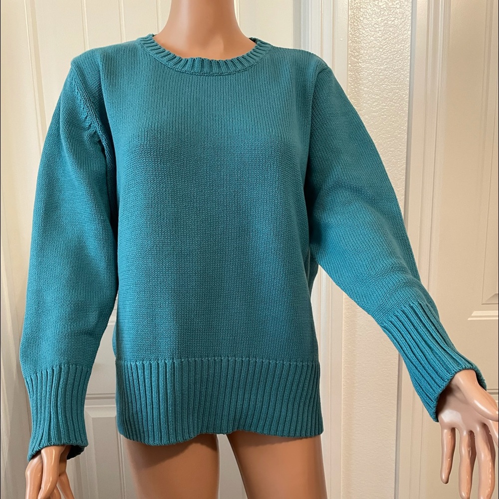EWM EDINBURGH WOOLEN MILLS 100 % COTTON SWEATER XL NWOT